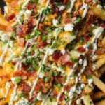 Bacon Cheese Fries with Ranch