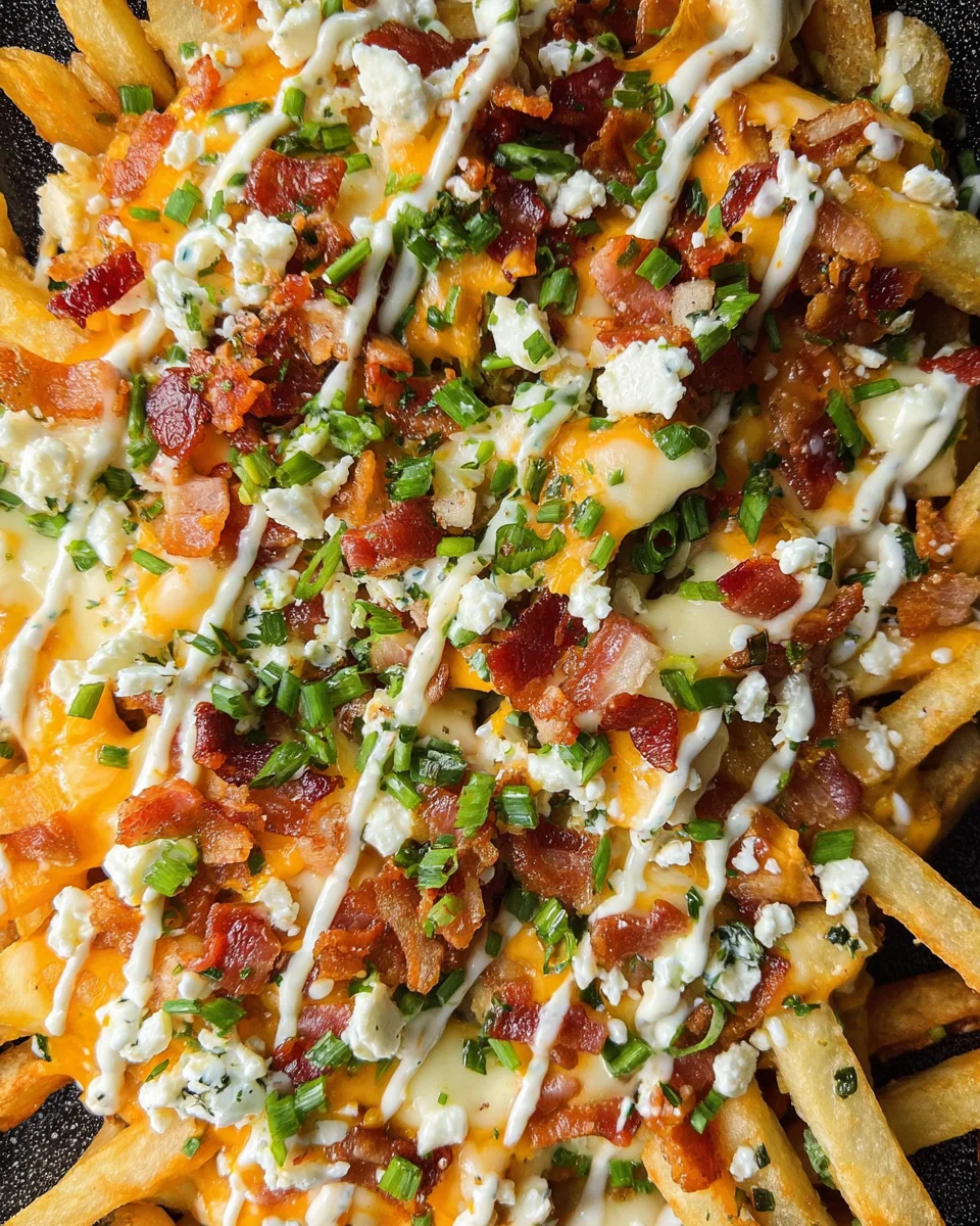 Bacon Cheese Fries with Ranch