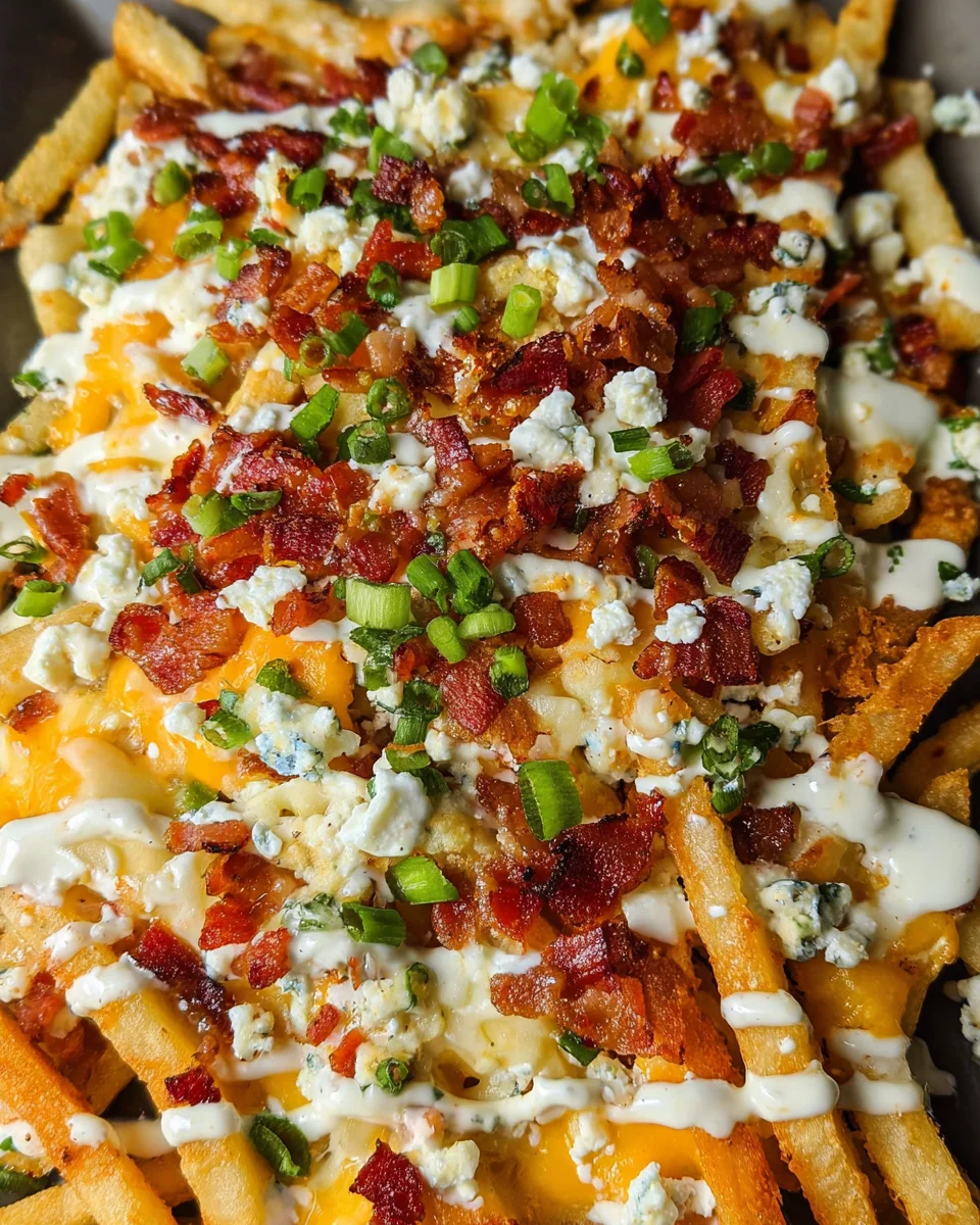 Bacon Cheese Fries with Ranch 20 Bacon