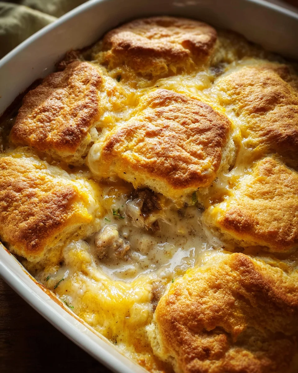 Biscuits and Gravy Casserole