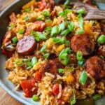 Cajun Sausage and Rice Skillet