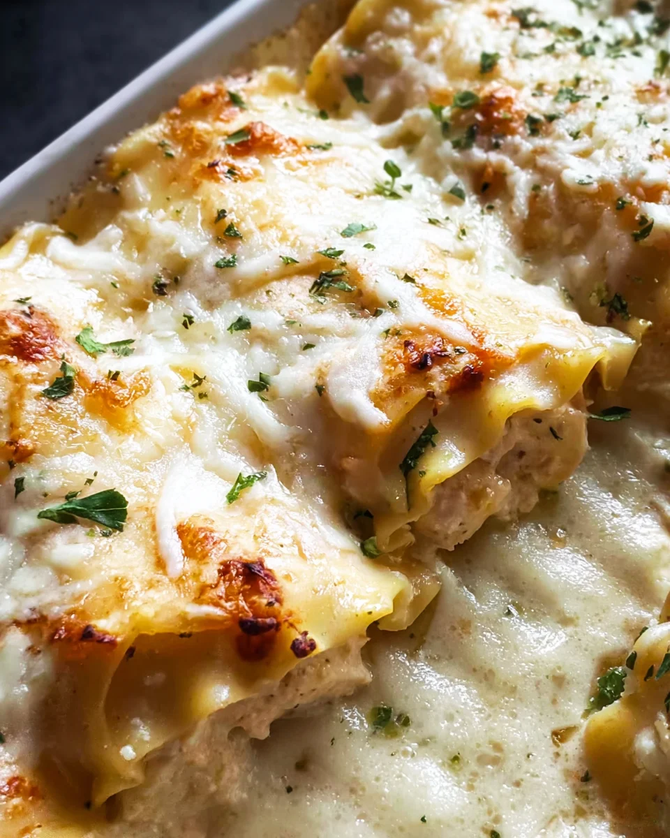 Chicken Alfredo Lasagna Rolls 23 Chicken