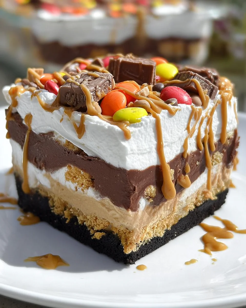 Chocolate Peanut Butter Lasagna 23 Chocolate