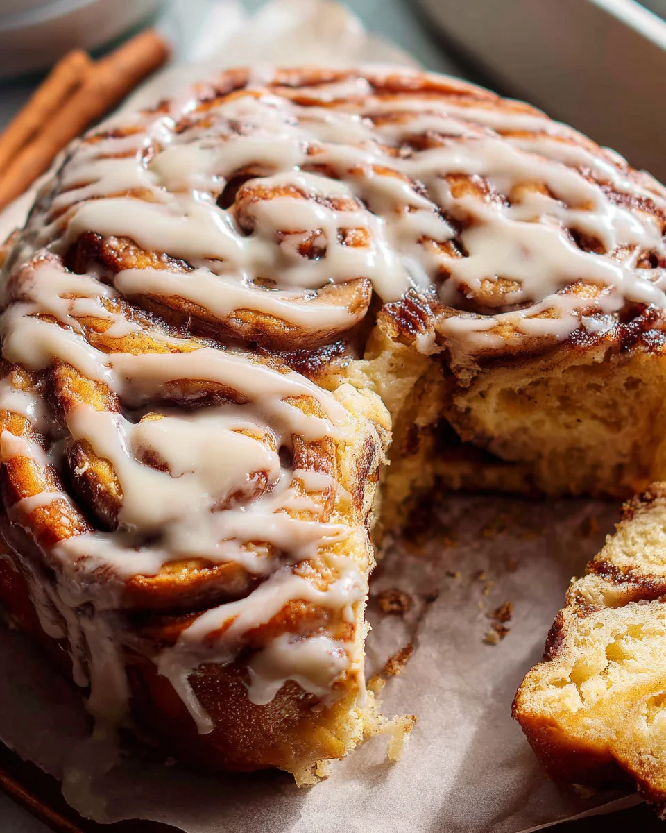 Cinnamon Roll Cake