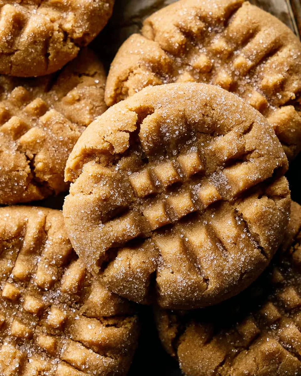 Copycat Crumbl Classic Peanut Butter Cookies