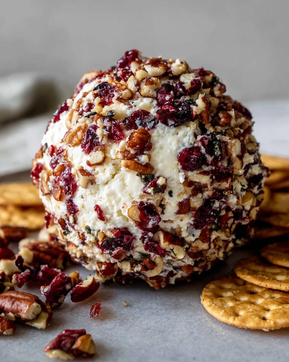 Cranberry Pecan Cheese Ball Recipe
