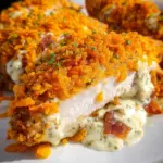 Cream Cheese and Bacon Stuffed Doritos Chicken