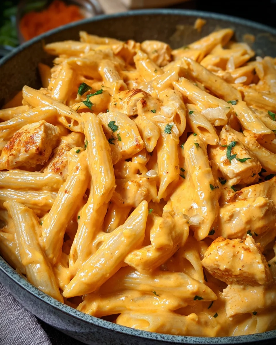Creamy Buffalo Chicken Pasta