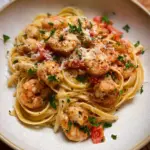 Creamy Cajun Shrimp pasta
