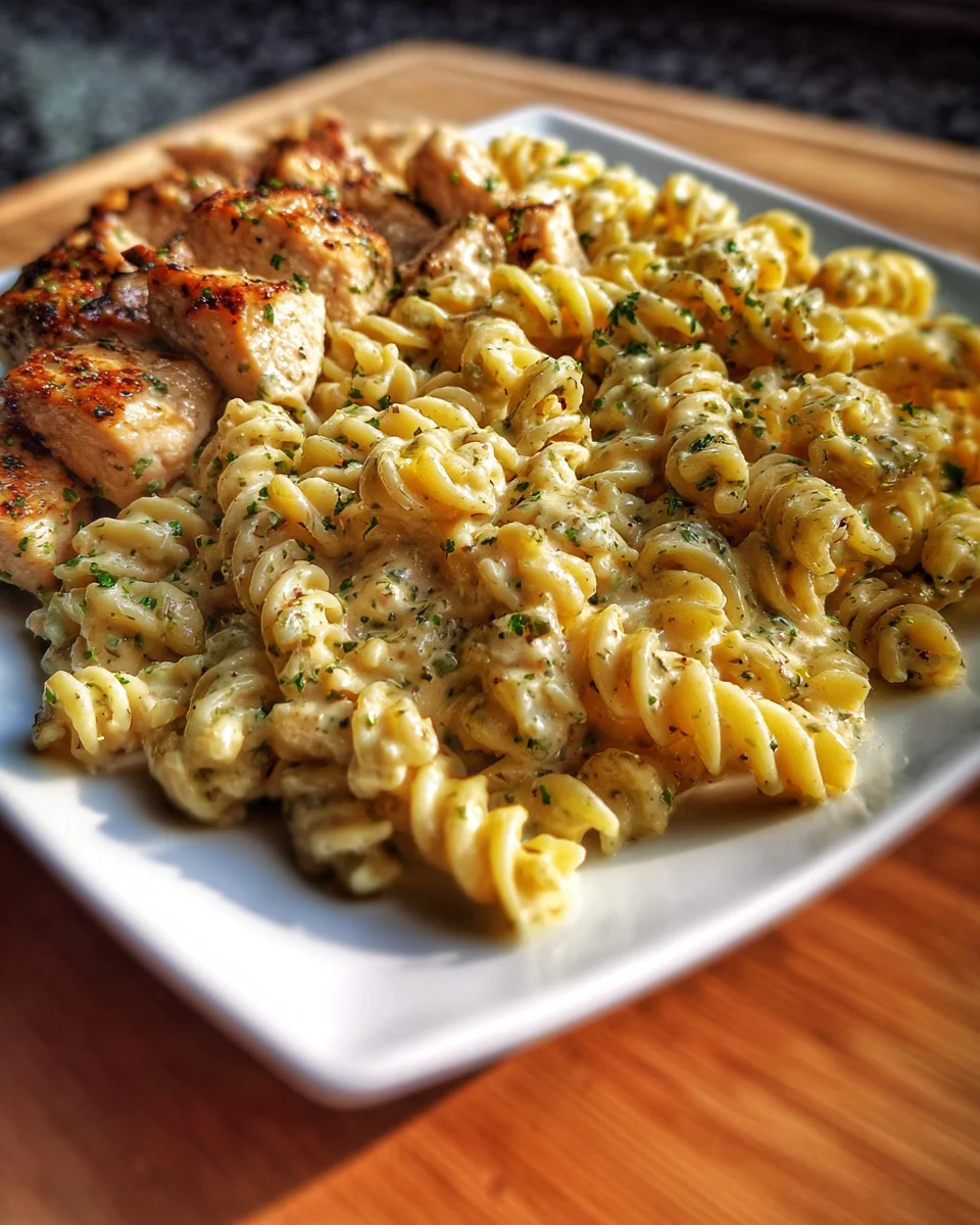 Creamy Garlic Parmesan Chicken Pasta