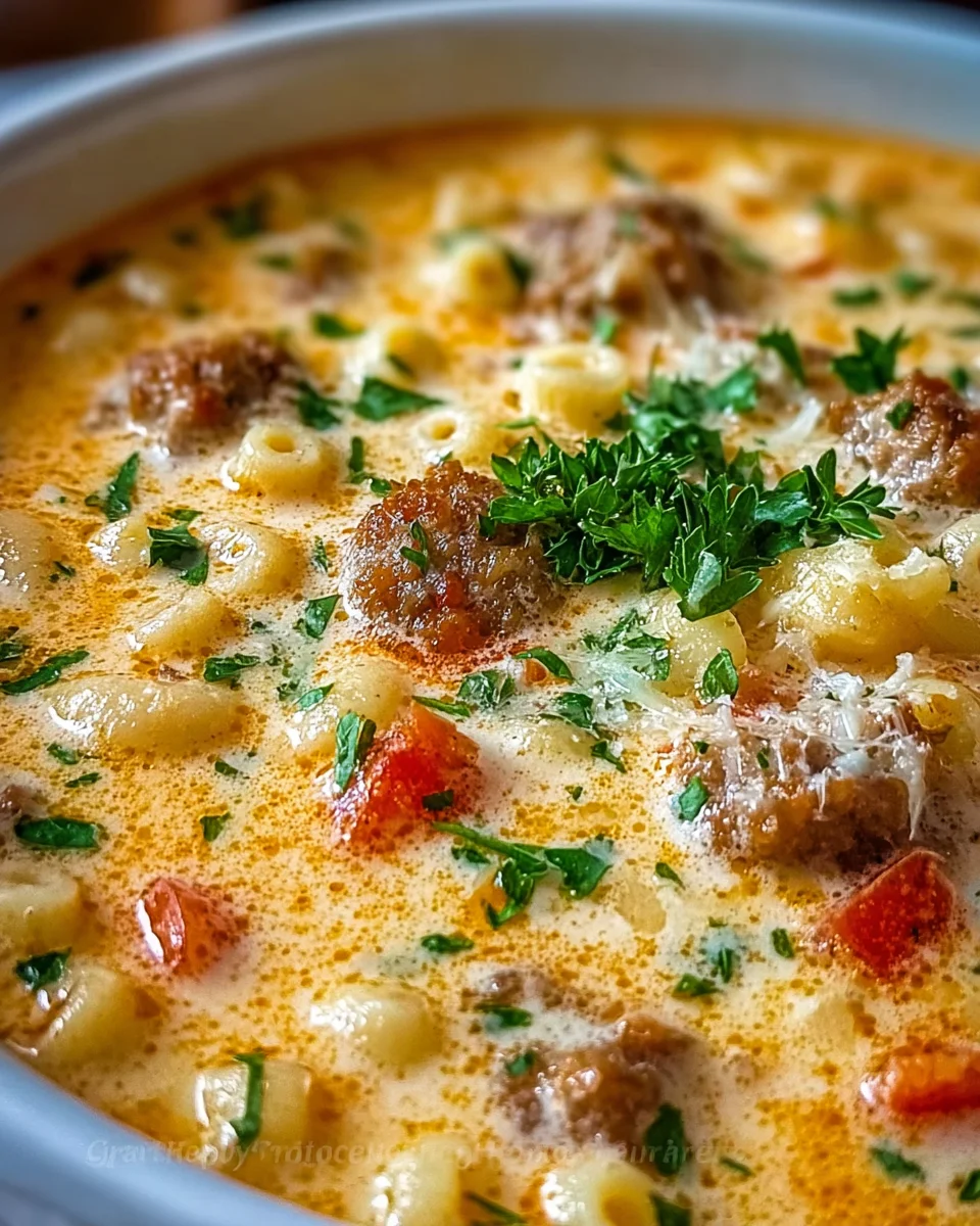 Creamy Parmesan Italian Sausage Ditalini Soup 23 Creamy Parmesan Italian Sausage Ditalini Soup
