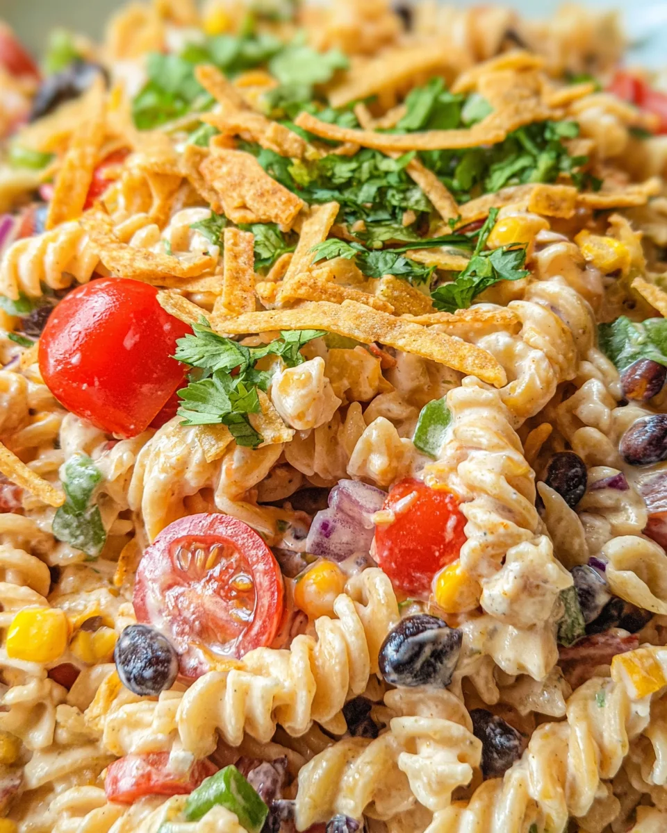 Creamy Ranch Taco Pasta Salad