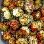 Crispy Air Fryer Zucchini Parmesan Recipe