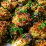 Crispy Parmesan-Crusted Roasted Brussels Sprouts