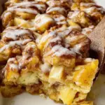 Crock Pot Apple Cinnamon Roll Casserole