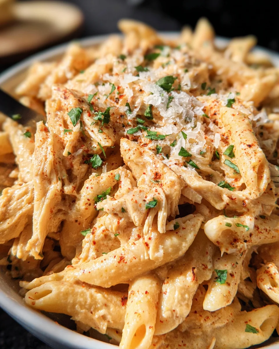 Crock Pot Creamy Cajun Chicken Pasta Recipe