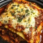 Crockpot Ravioli Lasagna