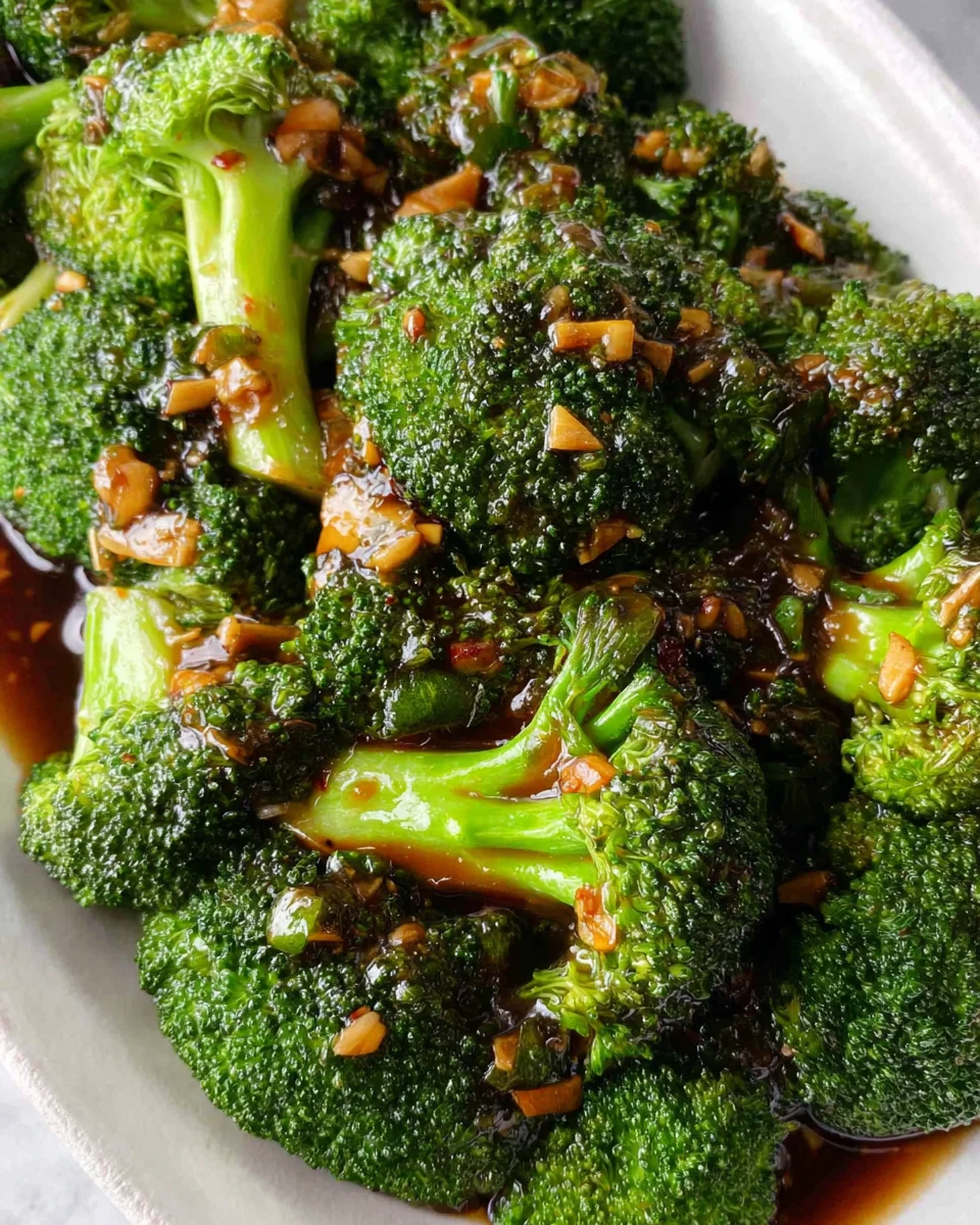 Easy 10-min. Chinese Broccoli with Garlic Sauce