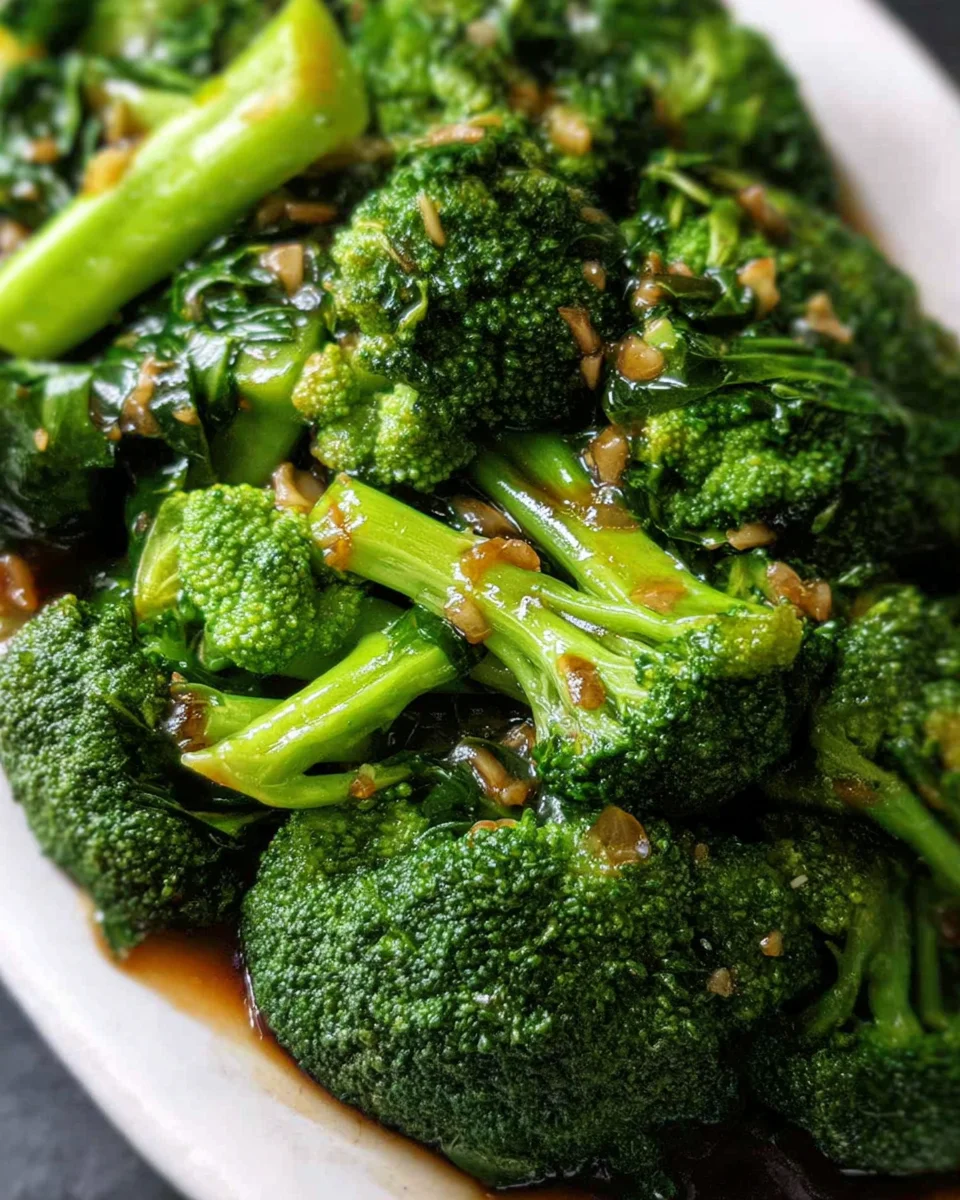 Easy 10-min. Chinese Broccoli with Garlic Sauce 21 Easy
