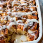 Easy Cinnamon Roll Casserole (7 ingredients!)