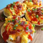 English Muffin Breakfast Pizzas