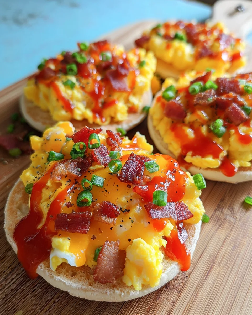 English Muffin Breakfast Pizzas