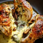Gouda & Mushroom Stuffed Chicken