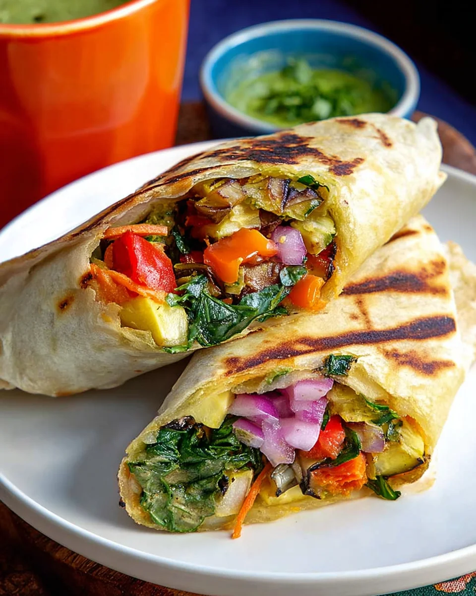 Grilled Vegetable Wrap 25 Grilled Vegetable Wrap