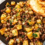 Ground Beef and Potatoes Skillet