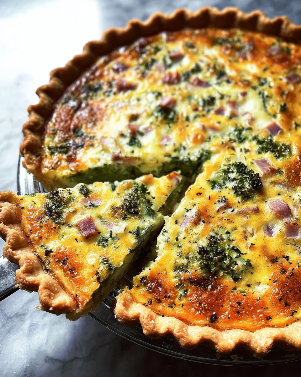 Gruyere, Ham And Arugula Quiche 23 Gruyere,