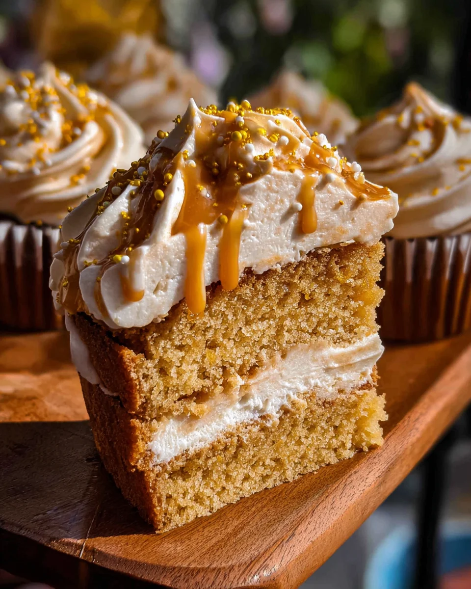 Harry Potter Butterbeer Cake