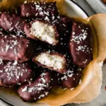 Homemade Almond Joys with Dark Chocolate