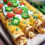 Jalapeño Popper Chicken Taquitos