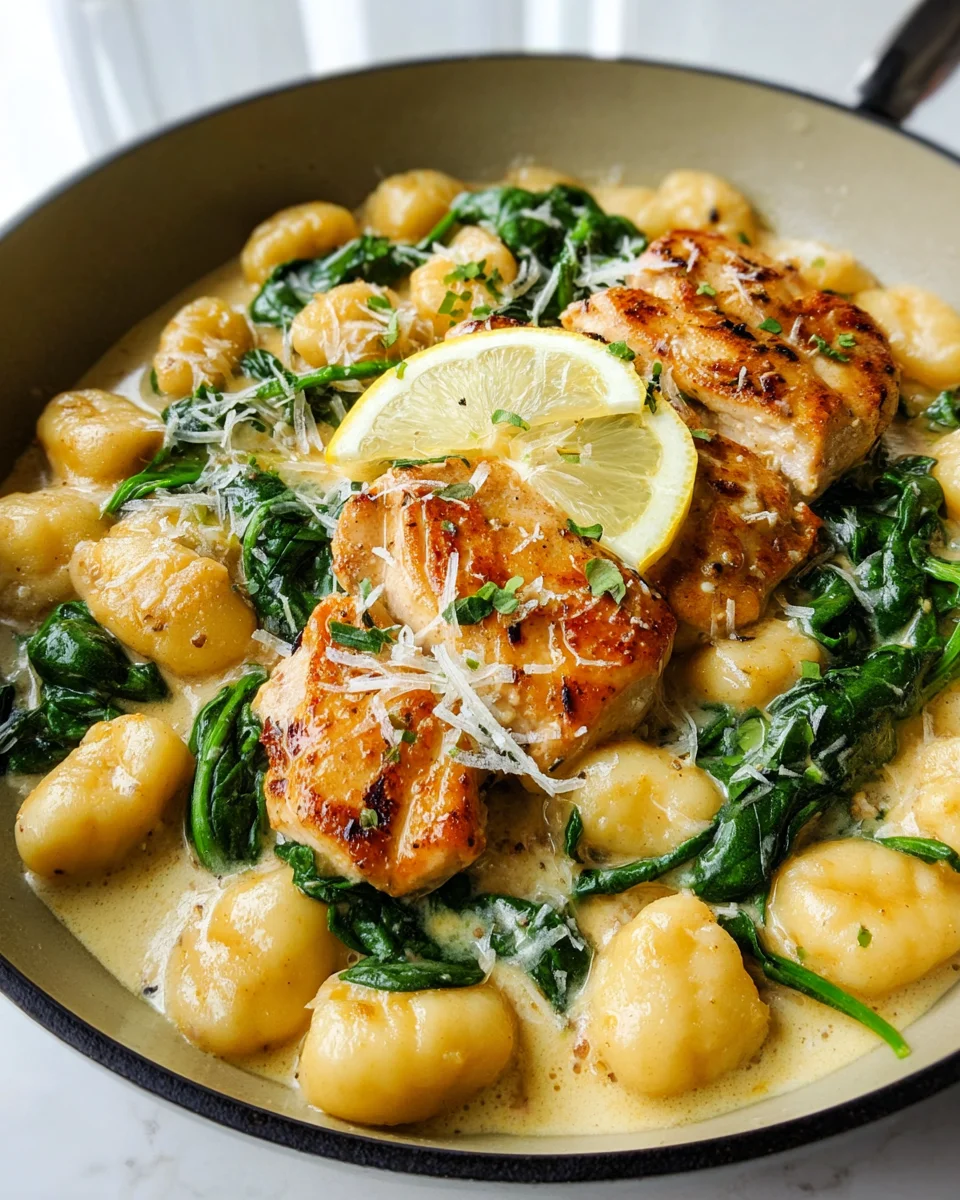 Lemon Chicken Gnocchi
