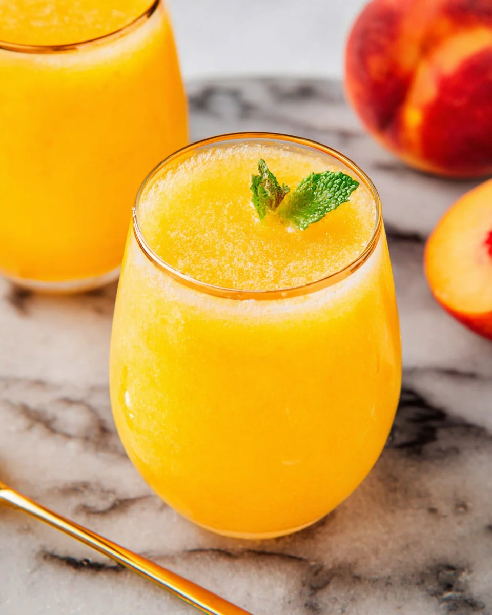 Peach Bellini Recipe