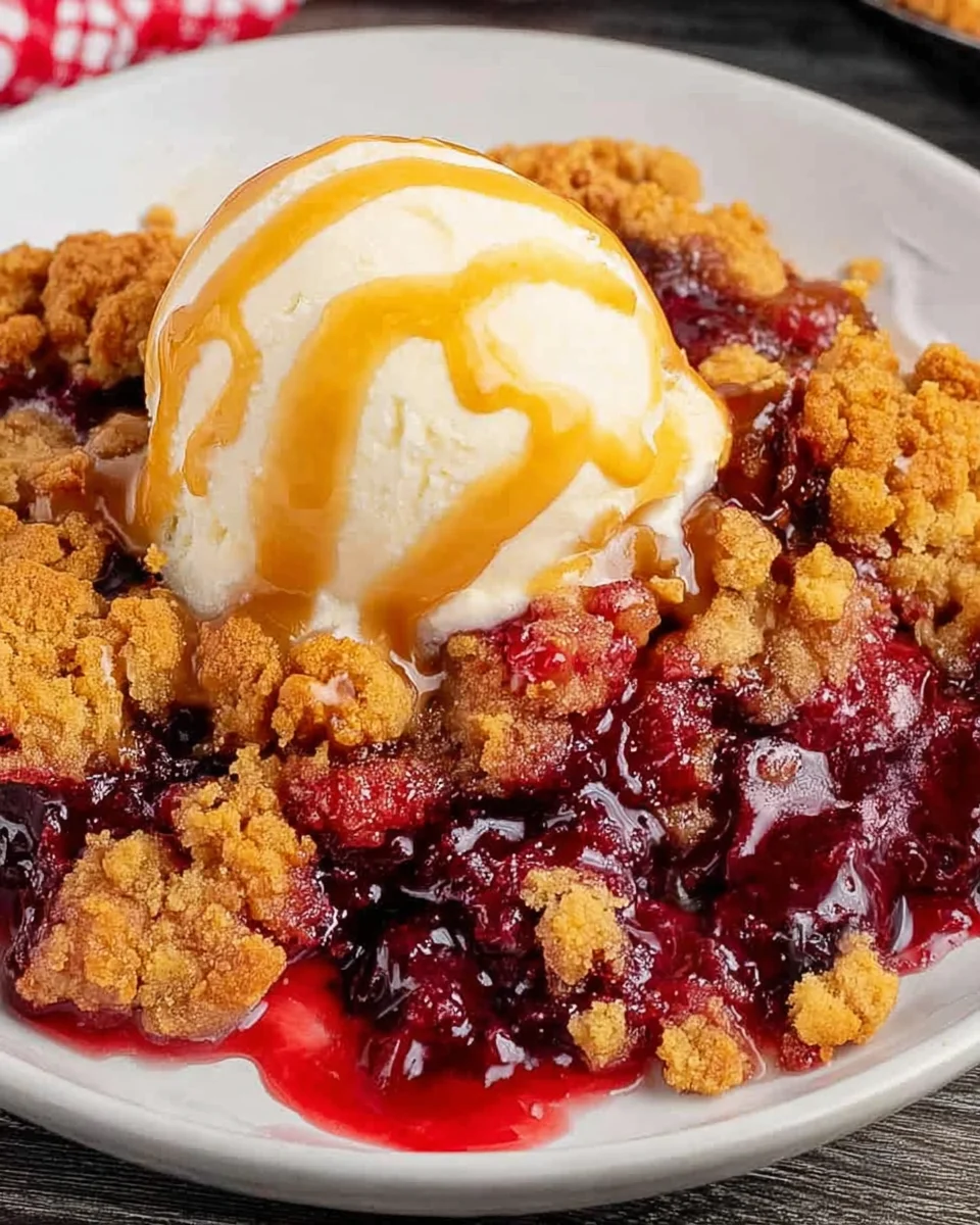 Peanut Butter and Jelly Cobbler