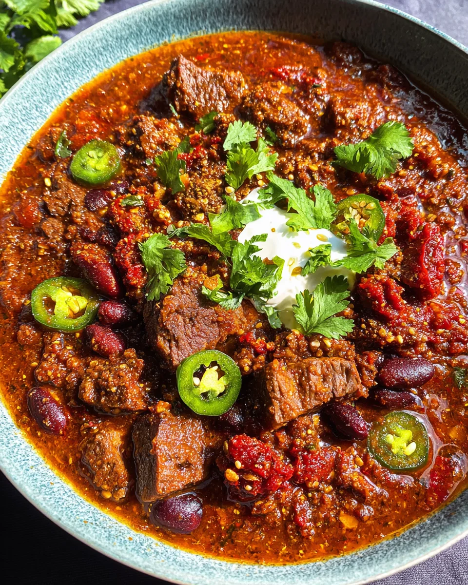 Short Rib and Chorizo Chili Recipe
