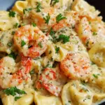 Shrimp Tortellini Alfredo