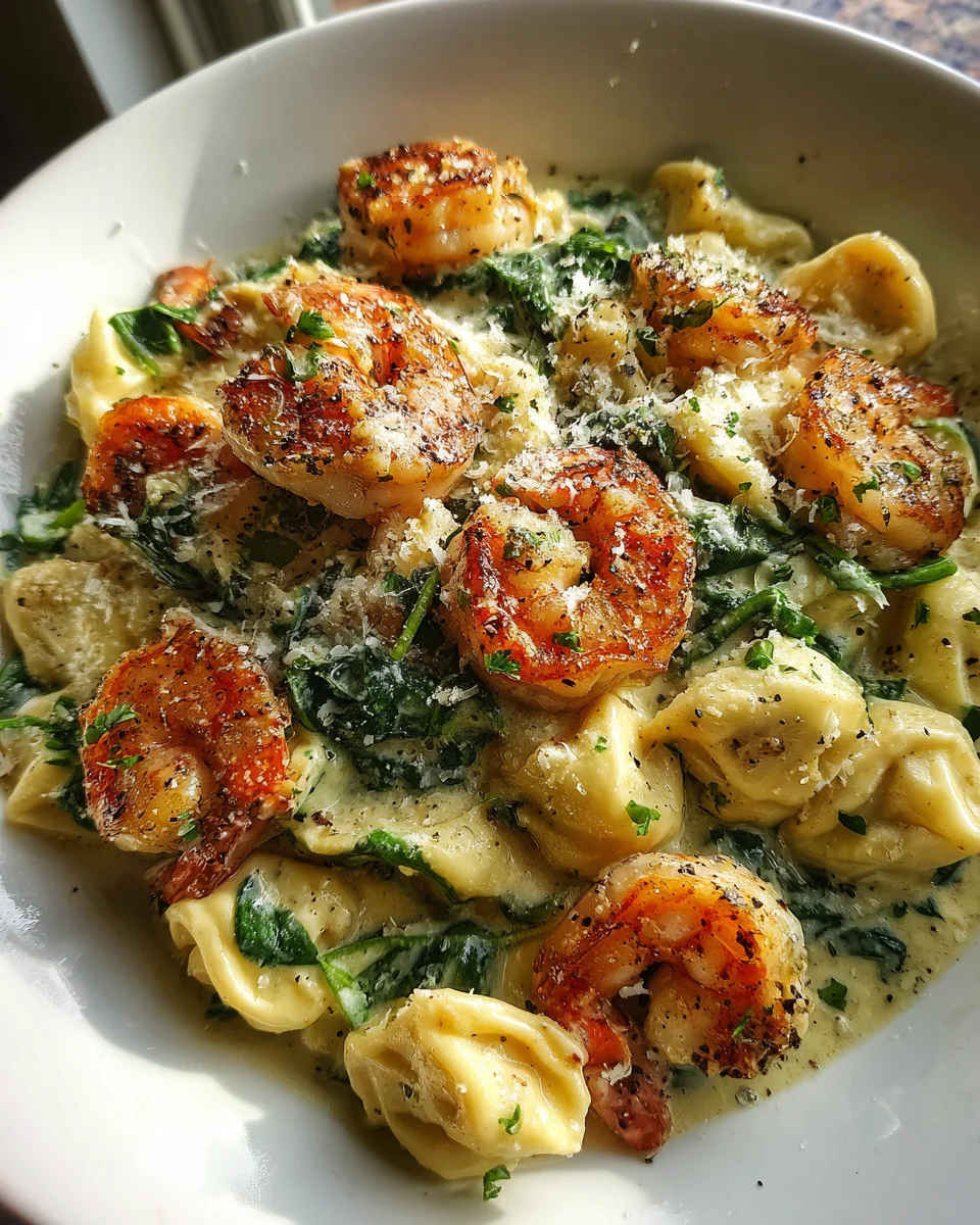 Shrimp Tortellini with Garlic Sauce 19 Shrimp