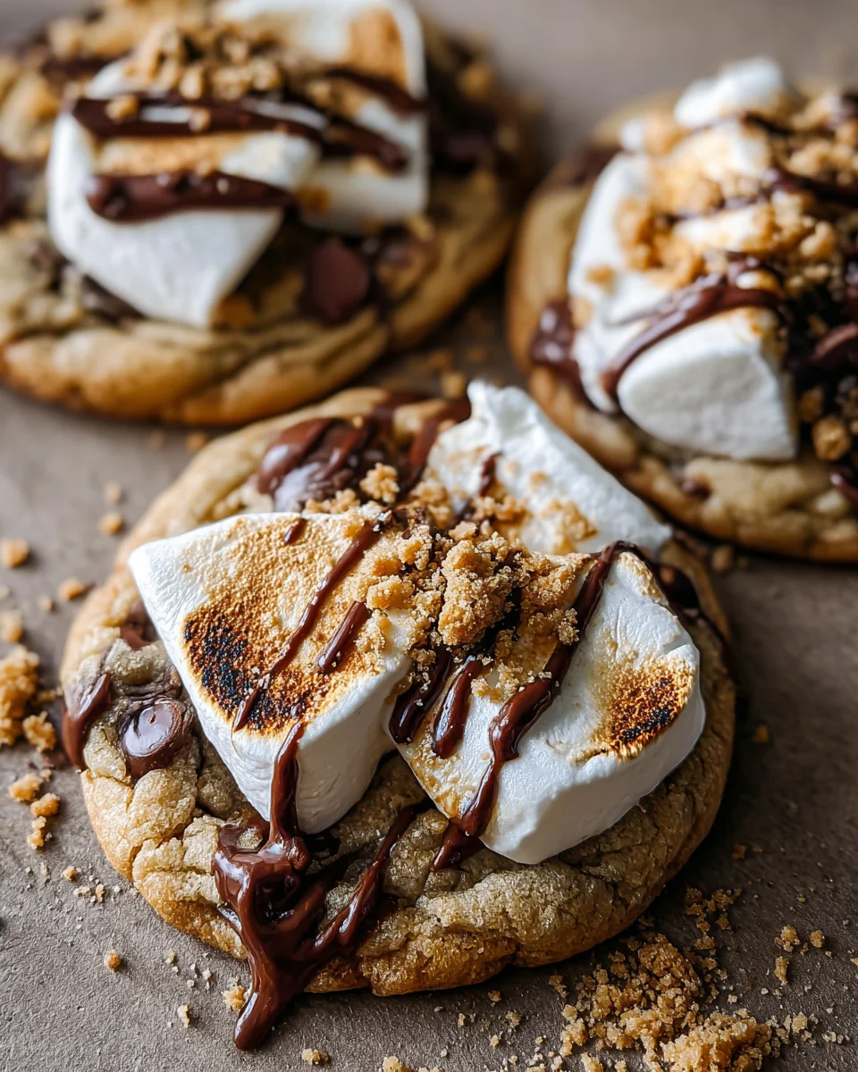 Smore Chocolate Chip Cookies 2