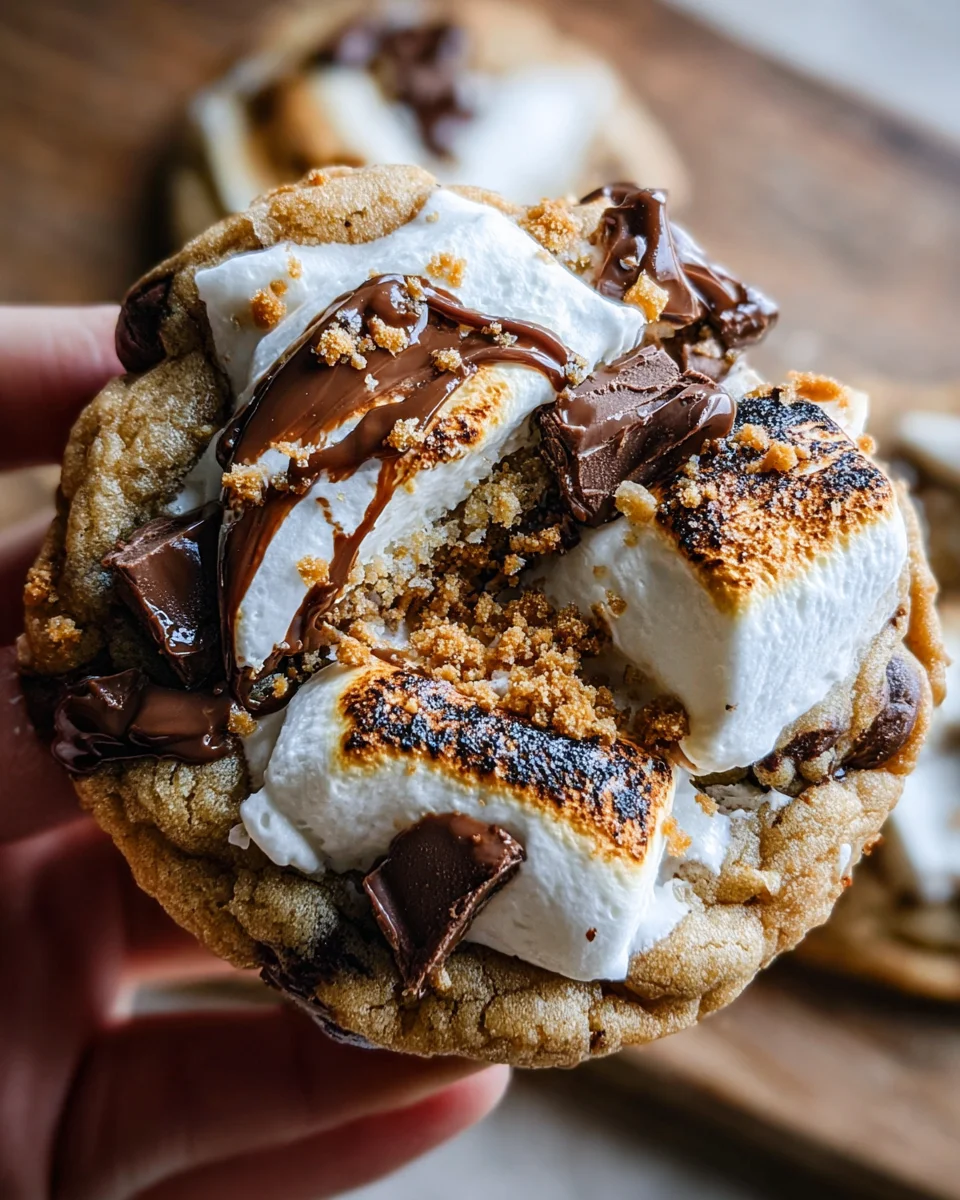 Smore Chocolate Chip Cookies 3