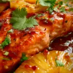 Sweet and Spicy Pineapple Salmon