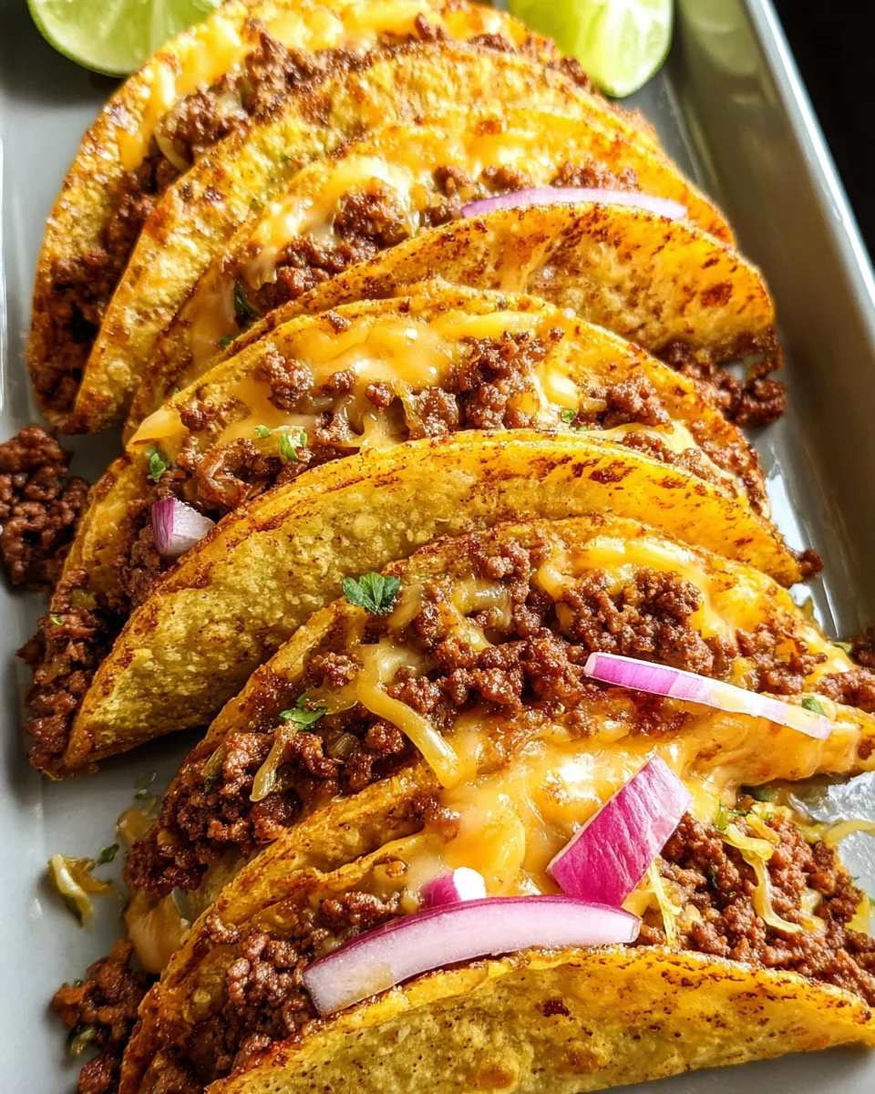 Tacos Dorados with Ground Beef