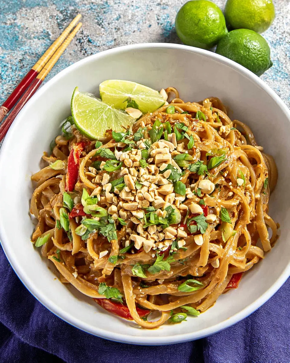 Thai Peanut Noodles Recipe 23 Thai