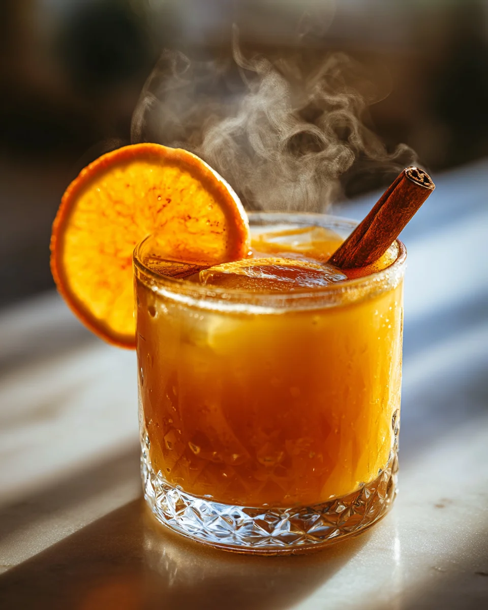 Warm Cinnamon Orange Delight Mocktail Recipe