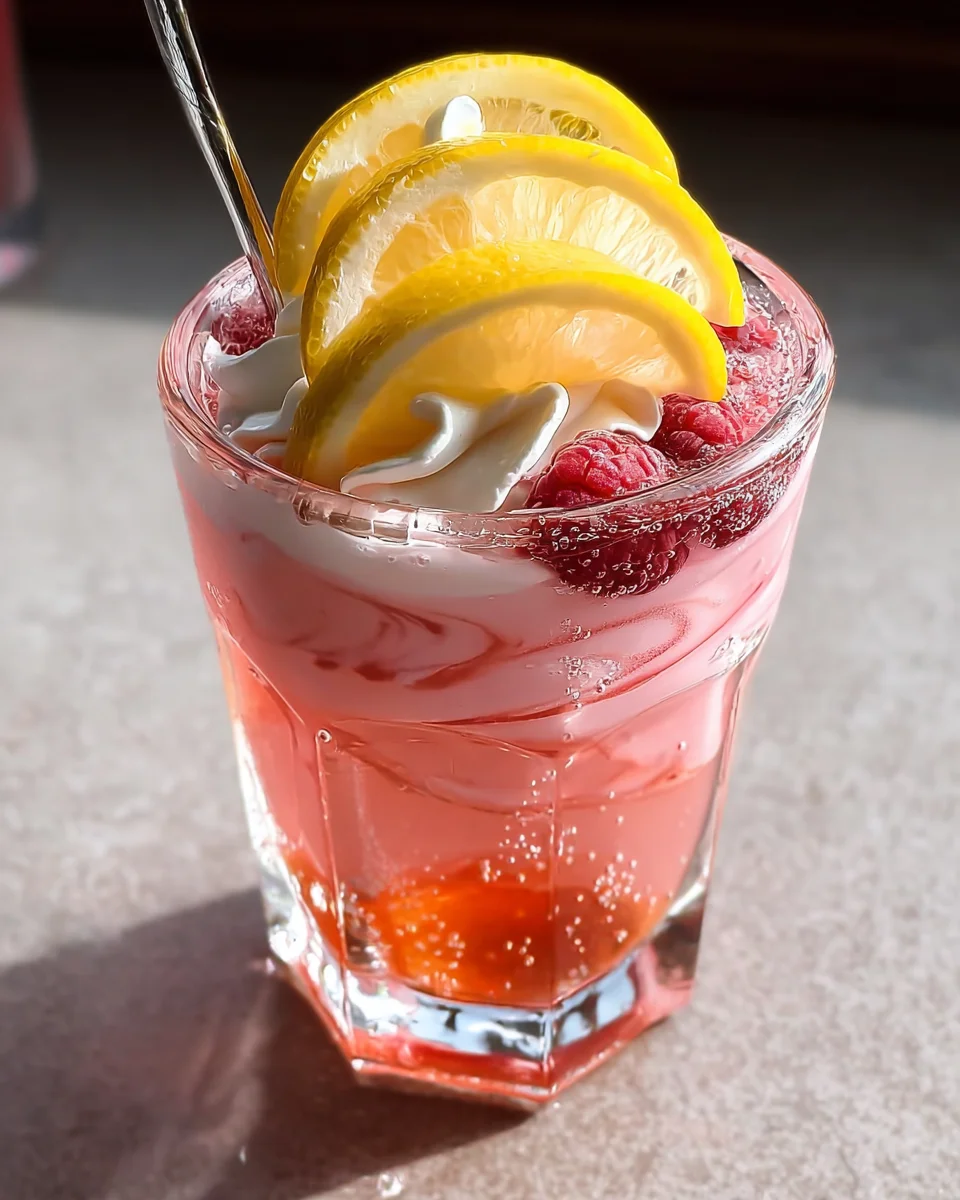 Whipped Pink Lemonade Drink