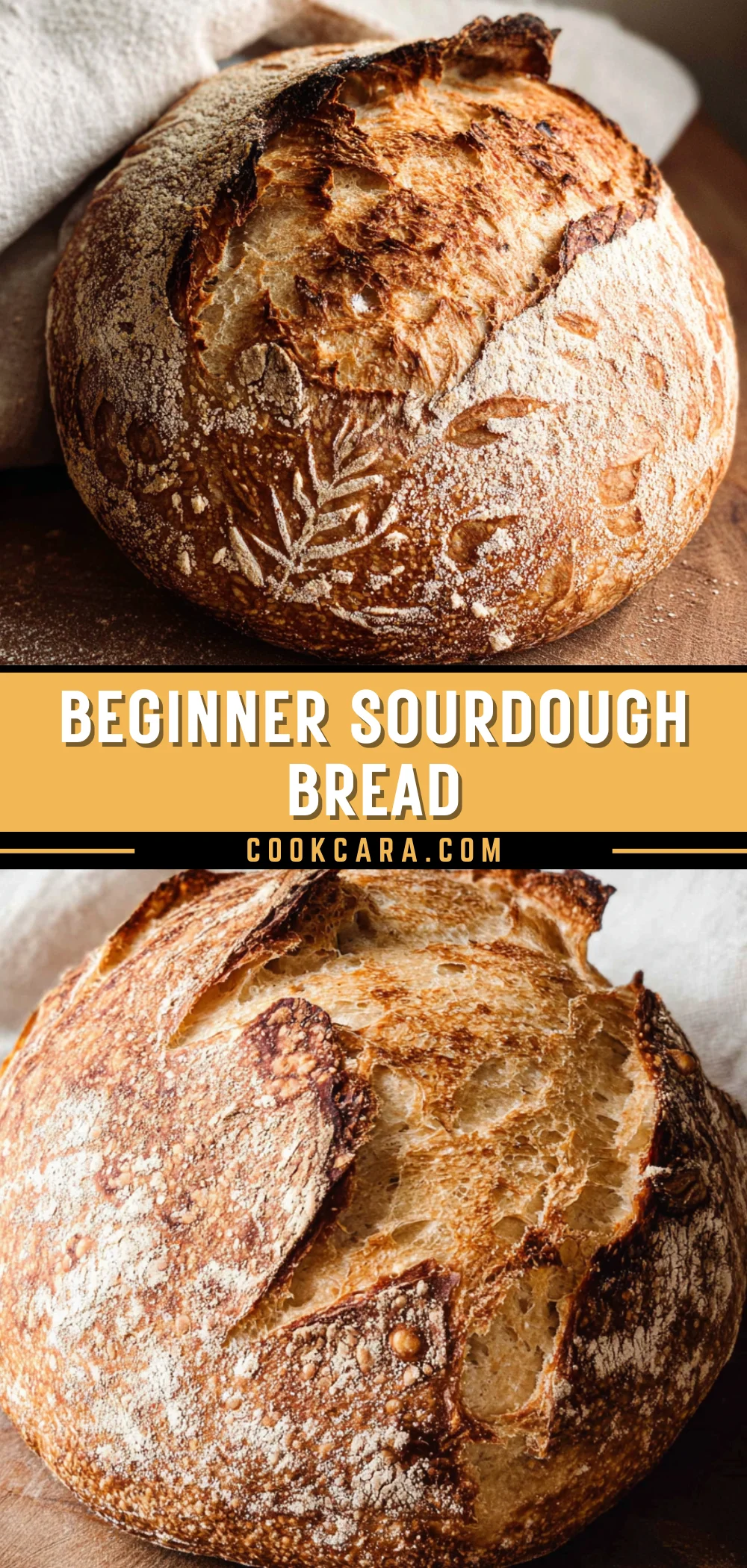 Beginner Sourdough Bread 18 Pinterest Hidden Image