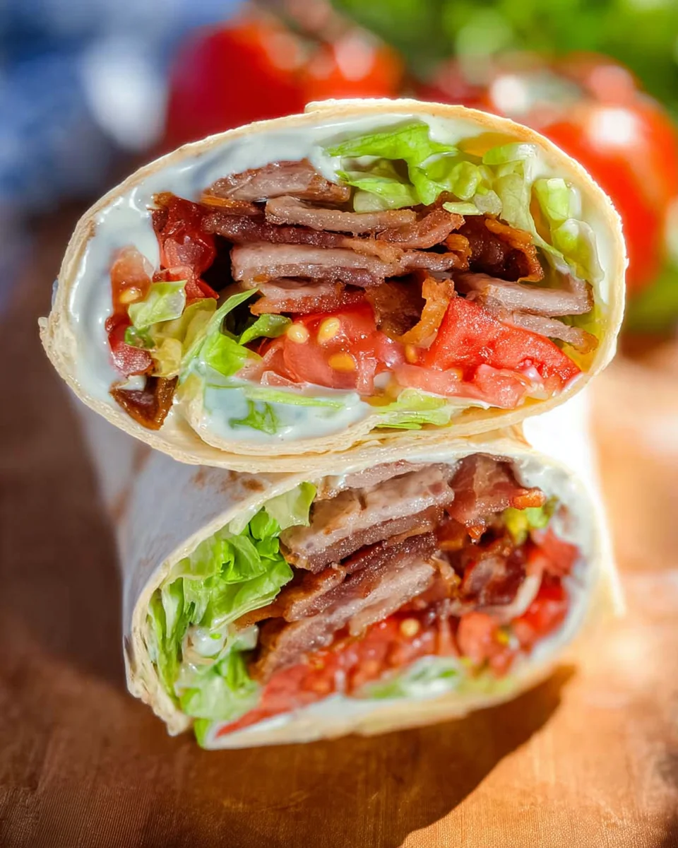 BLT Wraps with Secret Sauce