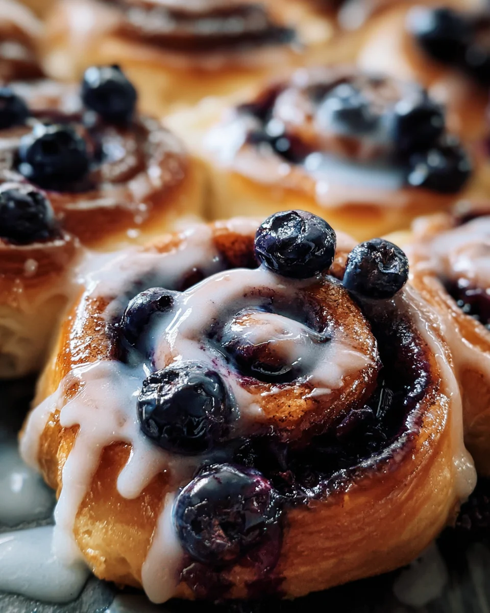 Blueberry Cinnamon Rolls