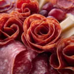 Charcuterie Board Meat Flowers